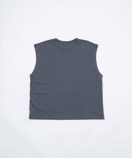 ユニセックス】ロゴ刺繍ノースリーブTシャツ（Tシャツ