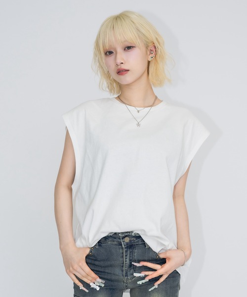 ロジャーR by 45rpm ユニセックスベスト ノースリーブトップス 45R】シャツ｜1977年創業、日本の服。丈夫で長持ち、気持ちの