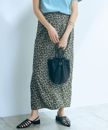 高身長 小花柄ロングスカート(トールサイズ)Essenave