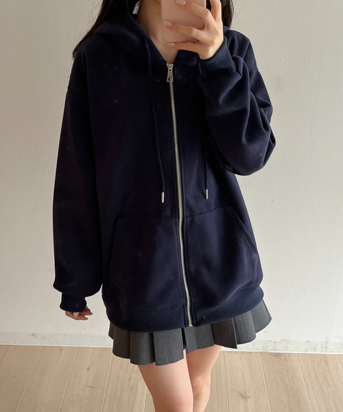 RILY 黒 パーカー フレンドパーカー【RL】（パーカー）｜RiLi（リリ）の