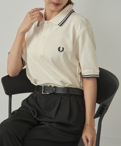 フレッドペリー ニット ポロシャツ レディース エイミーワインハウス 半袖 FRED PERRY Amy Winehouse Gingham Knitted Polo Shirt【国内正規品】SK9104 FRED PERRY フレッドペリー ニット ポロシャツ レディース
