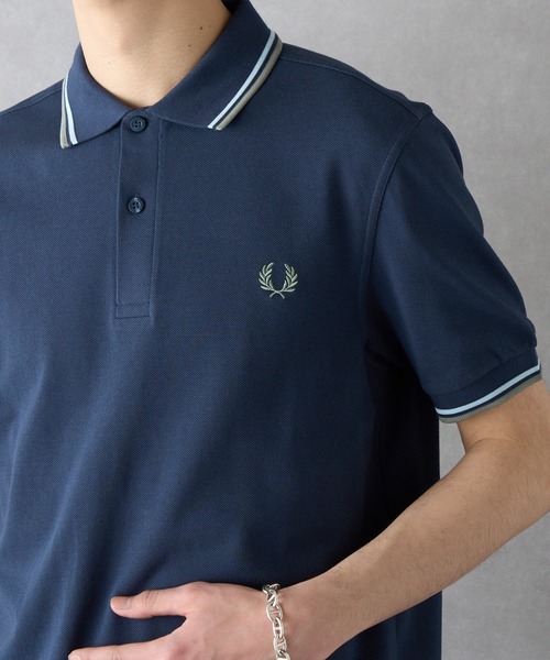 フレッドペリー　ポロシャツ　M3600 アイスブルー　水色 フレッドペリー | The Fred Perry Shirt - M3600［TENNIS BLUE