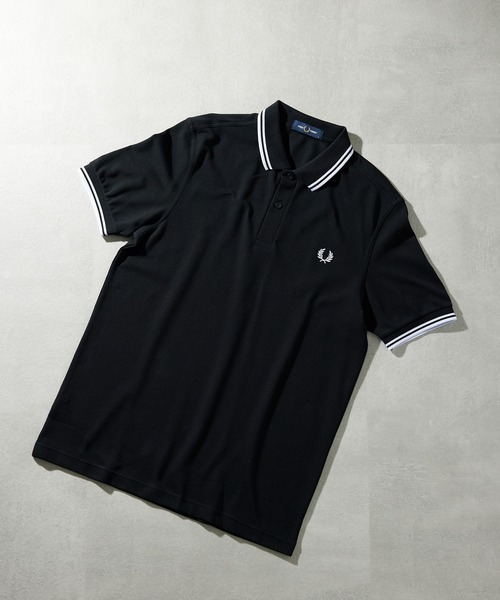 FRED PERRY The Twin Topped Shirt ブラック FRED PERRY】The Twin Topped Fred Perry Shirt M3600