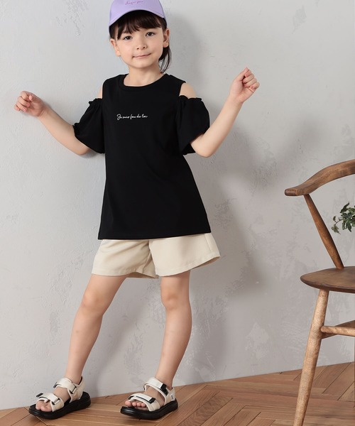 FOUND GOOD(ファウンドグッド)の「カタアキTシャツ(Tシャツ/カットソー・キッズ・ベージュ/ブラック/ブルー系2/ホワイト系5・110cm/120cm/130cm/140cm/150cm)」の9枚目の写真
