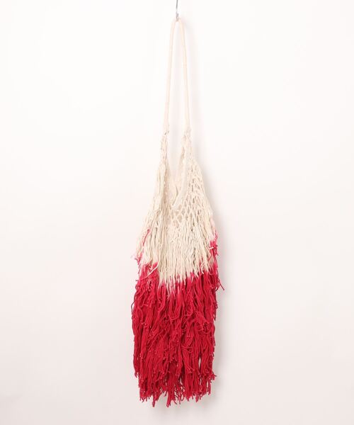 IO（イオ）（イオ）の「チャイハネ / ナイヤＢＡＧ / ITMP4202（トートバッグ・レディース・レッド/ライム・ONESIZE）」の3枚目の写真