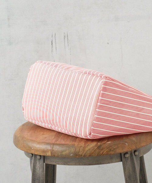 Actually（アクチュアリー）の「メッシュ×PVC ストライプスクエアトートバッグ（トートバッグ・レディース・ブルー/オレンジ・0）」の15枚目の写真