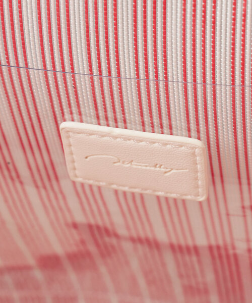 Actually（アクチュアリー）の「メッシュ×PVC ストライプスクエアトートバッグ（トートバッグ・レディース・ブルー/オレンジ・0）」の22枚目の写真