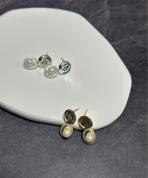 Burner(バーナー)の「【CHI SELECT】パールモチーフ ピアス chi-pierce-00513 U【GBT】(ピアス(両耳用)・レディース・ゴールド/シルバー・FREE)」の3枚目の写真
