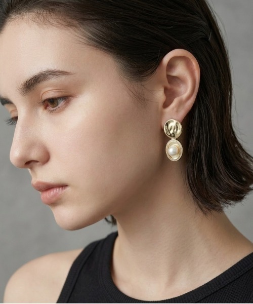 Burner(バーナー)の「【CHI SELECT】パールモチーフ ピアス chi-pierce-00513 U【GBT】(ピアス(両耳用)・レディース・ゴールド/シルバー・FREE)」の13枚目の写真