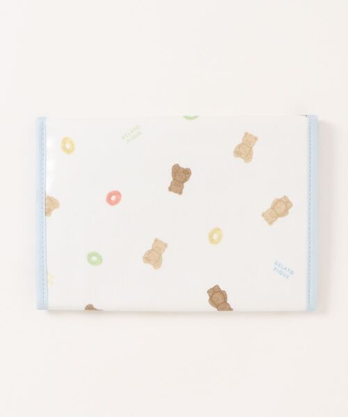 gelato pique（ジェラートピケ）の「シリアルベア柄母子手帳ケースM