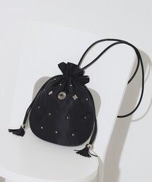 Ray BEAMS | CONTROL FREAK / スタッズ コンチョ 巾着 バッグ(ショルダーバッグ)