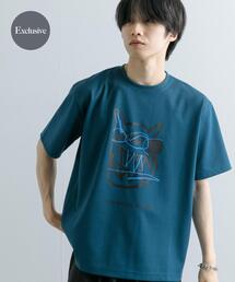 SENSE OF PLACE by URBAN RESEARCH | 『別注』BASQUIAT×SENSE OF PLACE グラフィックアートTシャツ(5分袖)F(Tシャツ/カットソー)