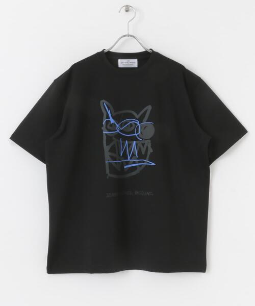 SENSE OF PLACE by URBAN RESEARCH(センスオブプレイスバイアーバンリサーチ)の「(別注)グラフィックアートT(5分袖)F(Tシャツ/カットソー・メンズ・ブラック/チャコールグレー/ブルー・MEDIUM/LARGE)」の10枚目の写真