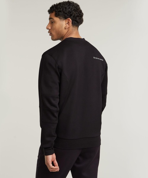 G-STAR（ジースター）の「CONSTRUCTED MOTION TWEETER/グラフィックプリントロンT/セットアップ可能（Tシャツ/カットソー・メンズ・グレー/ダークブラック・SMALL/MEDIUM/LARGE/X-LARGE/X-SMALL）」の3枚目の写真