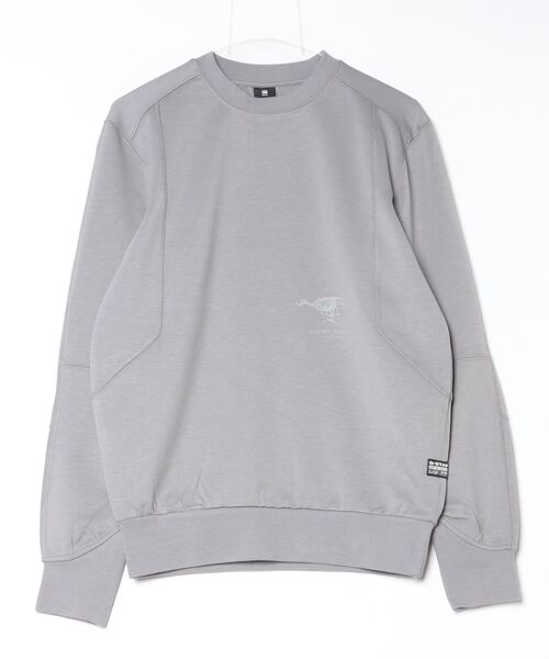 G-STAR（ジースター）の「CONSTRUCTED MOTION TWEETER/グラフィックプリントロンT/セットアップ可能（Tシャツ/カットソー・メンズ・グレー/ダークブラック・SMALL/MEDIUM/LARGE/X-LARGE/X-SMALL）」の12枚目の写真