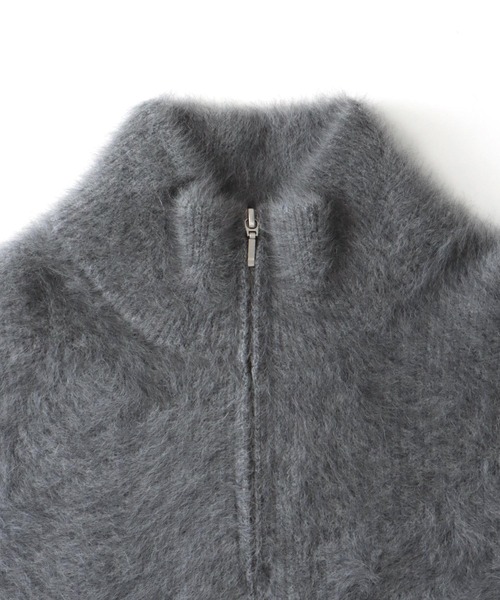 DRESSLAVE（ドレスレイブ）の「fox cashmere stand zip gilet