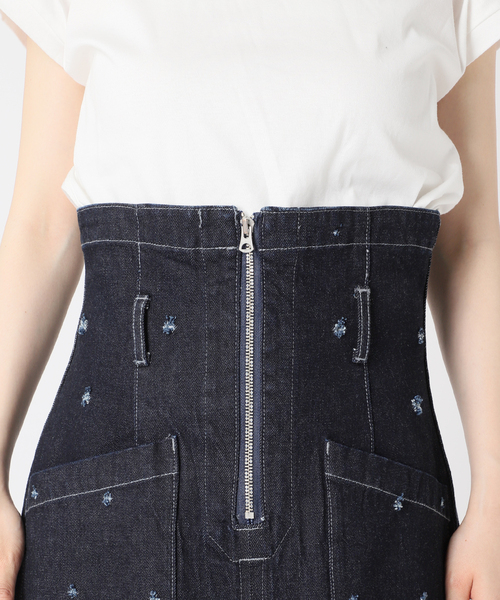 JOURNAL STANDARD(ジャーナルスタンダード)の「【nude vintage×JOURNAL STANDARD】カッティングデニムマキシスカート(デニムスカート・レディース・ブルー・38/36)」の20枚目の写真