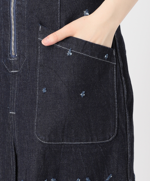 JOURNAL STANDARD(ジャーナルスタンダード)の「【nude vintage×JOURNAL STANDARD】カッティングデニムマキシスカート(デニムスカート・レディース・ブルー・38/36)」の21枚目の写真