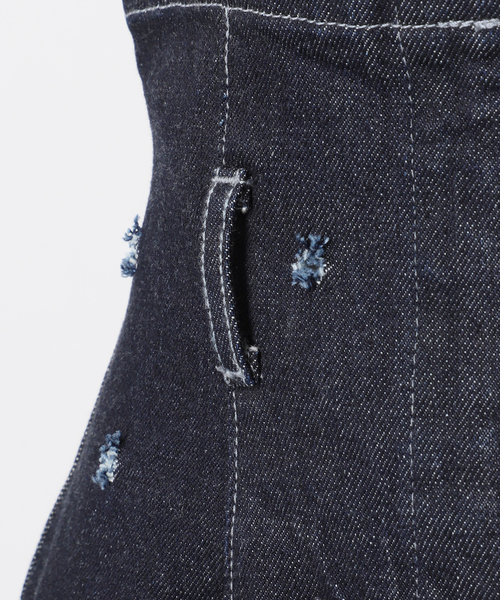 JOURNAL STANDARD(ジャーナルスタンダード)の「【nude vintage×JOURNAL STANDARD】カッティングデニムマキシスカート(デニムスカート・レディース・ブルー・38/36)」の22枚目の写真