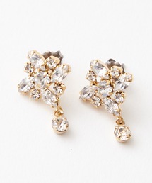 AIMER（エメ）の「チェコガラスラインストーンピアス（ピアス（両耳用））」