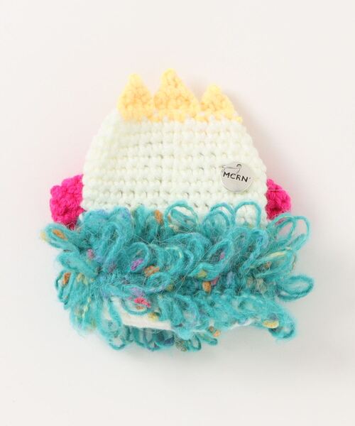 macaroni edge（マカロニエッジ）の「〈macaroni edge×紅林大空コラボ〉毛糸のマスコット エアポッズケース Pro/Pro2（ヘッドフォン/イヤホン・レディース・ブルーグリーン/ホワイト/レッド・ONE SIZE）」の14枚目の写真