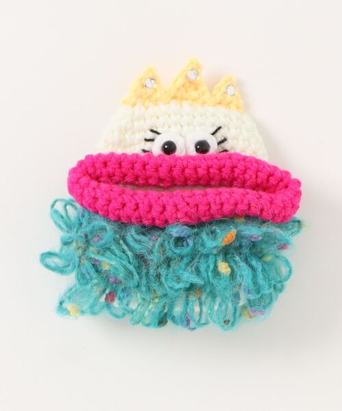 macaroni edge（マカロニエッジ）の「〈macaroni edge×紅林大空コラボ〉毛糸のマスコット エアポッズケース Pro/Pro2（ヘッドフォン/イヤホン・レディース・ブルーグリーン/ホワイト/レッド・ONE SIZE）」の12枚目の写真