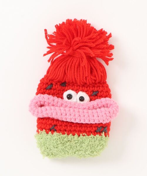 macaroni edge（マカロニエッジ）の「〈macaroni edge×紅林大空コラボ〉毛糸のマスコット エアポッズケース Pro/Pro2（ヘッドフォン/イヤホン・レディース・ブルーグリーン/ホワイト/レッド・ONE SIZE）」の13枚目の写真