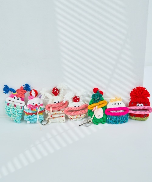 macaroni edge（マカロニエッジ）の「〈macaroni edge×紅林大空コラボ〉毛糸のマスコット エアポッズケース Pro/Pro2（ヘッドフォン/イヤホン・レディース・ブルーグリーン/ホワイト/レッド・ONE SIZE）」の19枚目の写真