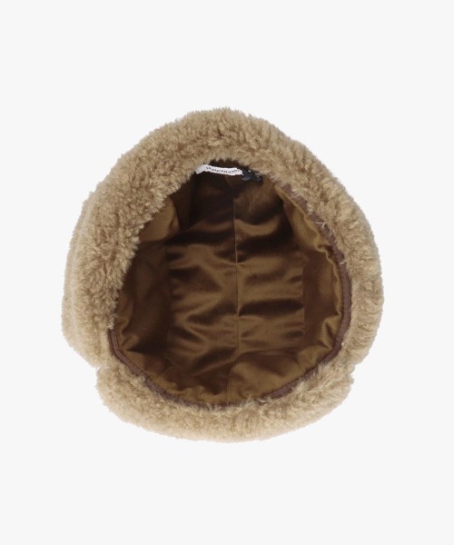 kaorinomori(カオリノモリ)の「kaorinomori ポカロパイロット クララ / カオリノモリ(ハット・レディース・ブラウン/ピンク/ライトグレー・M/57.5cm)」の6枚目の写真