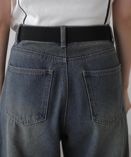 FREE'S MART（フリーズマート）の「◆Ｗバックル太ゴムベルト（ベルト・レディース・ブラック/ブラウン・ﾌﾘ-）」の3枚目の写真