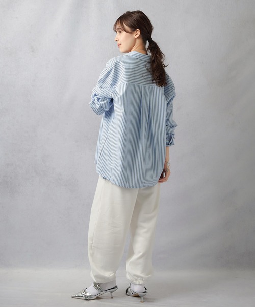 SALE/30%OFF】レディース ブロードサテン ワイドストライプ柄