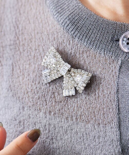 ear PAPILLONNER（イアパピヨネ）の「《ジルコニア使用》ビジュー 