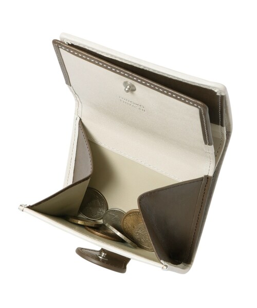 HIROKO HAYASHI（ヒロコハヤシ）の「◆BOLLE（ボッレ）薄型二つ折り財布（財布・レディース・ゴールド系3・00）」の3枚目の写真