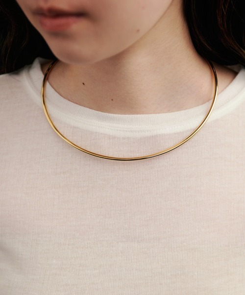 kiehtova（キエトヴァ）の「【kiehtova】plain choker KT2（チョーカー・レディース・シルバー/ゴールド・FREE）」の10枚目の写真