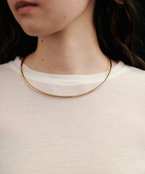 kiehtova（キエトヴァ）の「【kiehtova】plain choker KT2（チョーカー・レディース・シルバー/ゴールド・FREE）」の11枚目の写真