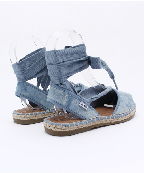 TOMS（トムス）の「【TOMS】Bella Espadrille / WASHED SUEDE（サンダル・レディース・ブルー/グレー・5/7/6/8）」の5枚目の写真