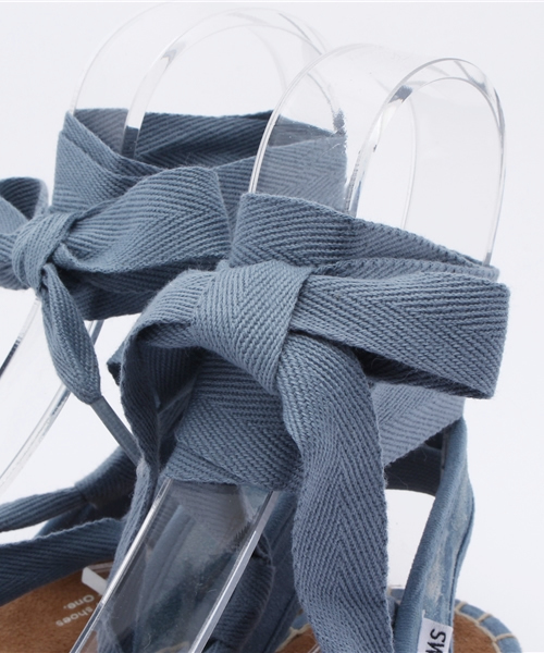 TOMS（トムス）の「【TOMS】Bella Espadrille / WASHED SUEDE（サンダル・レディース・ブルー/グレー・5/7/6/8）」の9枚目の写真