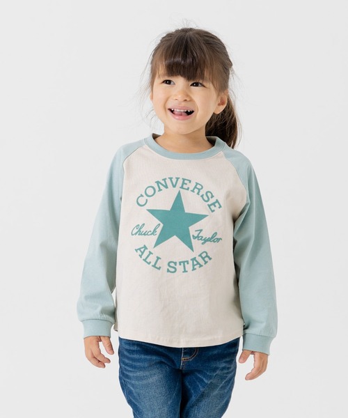 CONVERSE（コンバース）の「CONVERSE / コンバース  ロゴ長袖Tシャツ（Tシャツ/カットソー・キッズ・B/G/A/H/C/D/E/F・80ｃｍ/90cm/100cm/110cm/120cm/130cm）」の8枚目の写真