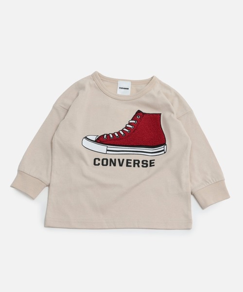 CONVERSE（コンバース）の「CONVERSE / コンバース  ロゴ長袖Tシャツ（Tシャツ/カットソー・キッズ・B/G/A/H/C/D/E/F・80ｃｍ/90cm/100cm/110cm/120cm/130cm）」の15枚目の写真