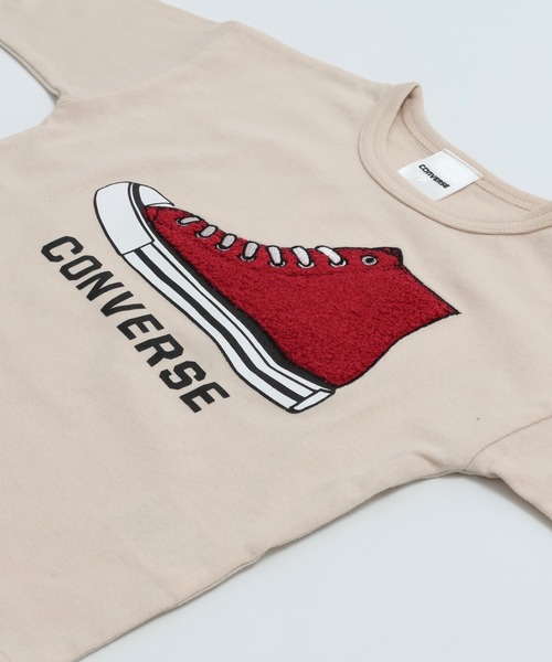 CONVERSE（コンバース）の「CONVERSE / コンバース  ロゴ長袖Tシャツ（Tシャツ/カットソー・キッズ・B/G/A/H/C/D/E/F・80ｃｍ/90cm/100cm/110cm/120cm/130cm）」の21枚目の写真