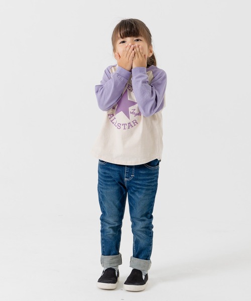 CONVERSE（コンバース）の「CONVERSE / コンバース  ロゴ長袖Tシャツ（Tシャツ/カットソー・キッズ・B/G/A/H/C/D/E/F・80ｃｍ/90cm/100cm/110cm/120cm/130cm）」の12枚目の写真