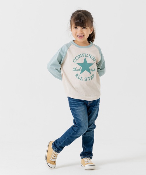 CONVERSE（コンバース）の「CONVERSE / コンバース  ロゴ長袖Tシャツ（Tシャツ/カットソー・キッズ・B/G/A/H/C/D/E/F・80ｃｍ/90cm/100cm/110cm/120cm/130cm）」の13枚目の写真