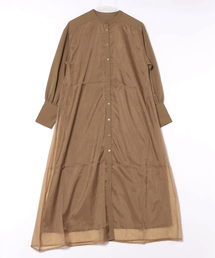 STYLEBLOCK（スタイルブロック）の「ブロード×オーガンジーレイヤードワンピース（ワンピース）」