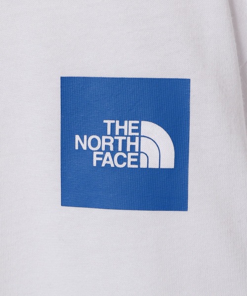THE NORTH FACE】ロングスリーブスモールスクエアロゴT(KIDS)（T