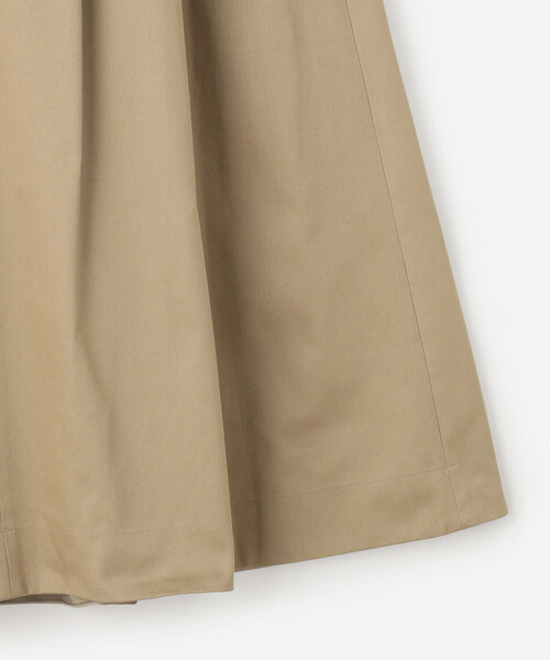 SCYE BASICS（サイベーシックス）の「SCYE BASICS | サンホアキンチノ フレアスカート WOMEN（スカート・レディース・ネイビー/ベージュ・38）」の7枚目の写真