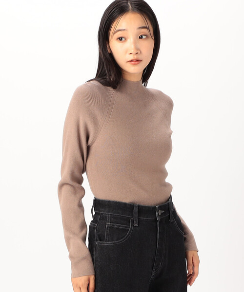 COMME CA ISM（コムサイズム）の「ベーシックリブ　ハイネックニット（ニット/セーター・レディース・ホワイト/ブラック/ベージュ/ブルー・MEDIUM/LARGE）」の11枚目の写真