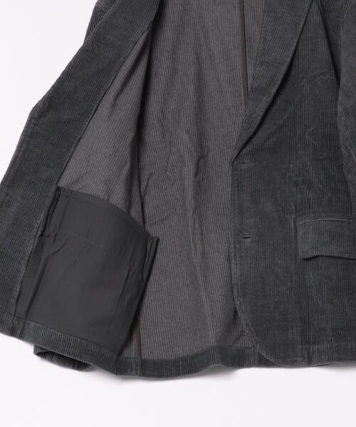 Johnbull（ジョンブル）の「JOHNBULL 12771 CORDUROY LAPEL JKT（テーラードジャケット・メンズ・グレー/キナリ・M）」の4枚目の写真