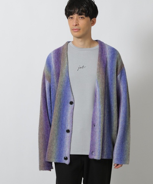 セール】グラデストライプカーディガン/146463（カーディガン/ボレロ
