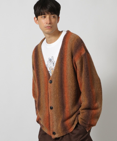 セール】グラデストライプカーディガン/146463（カーディガン/ボレロ