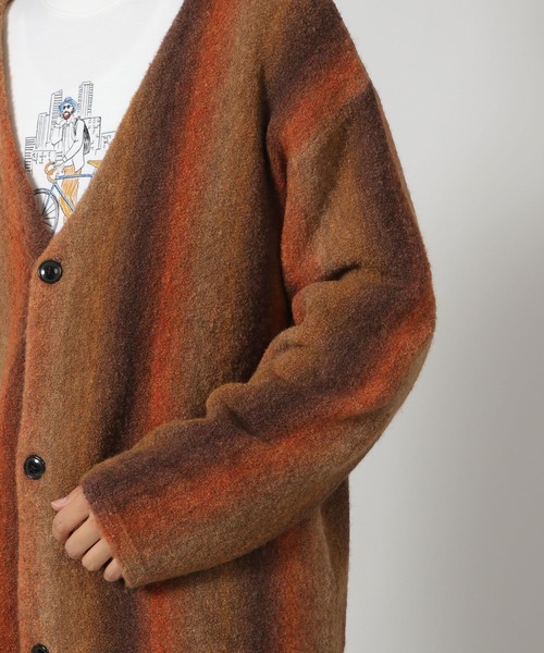 セール】グラデストライプカーディガン/146463（カーディガン/ボレロ